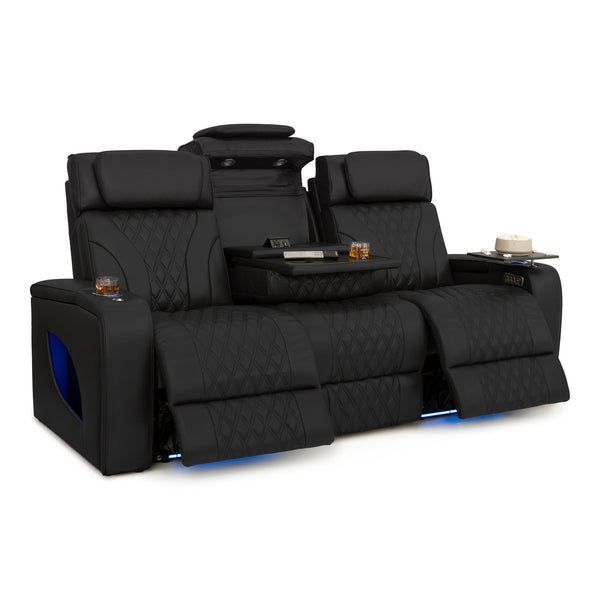 Armada LT HeatZeroᵀᴹ Italian Leather Home Theater Sofa