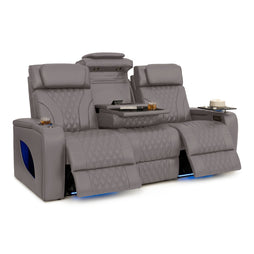 Armada LT HeatZeroᵀᴹ Italian Leather Home Theater Sofa