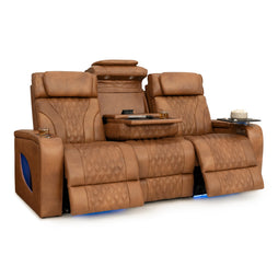 Armada LT HeatZeroᵀᴹ Italian Leather Home Theater Sofa