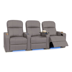 Venetian Italian Leather Home Theater Seating