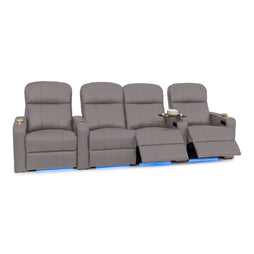 Venetian Italian Leather Home Theater Seating