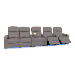 Venetian Italian Leather Home Theater Seating