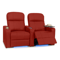 Venetian Italian Leather Home Theater Seating
