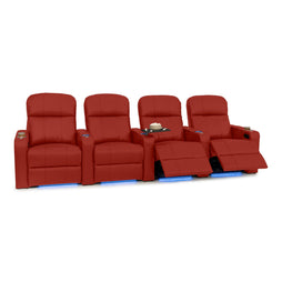 Venetian Italian Leather Home Theater Seating
