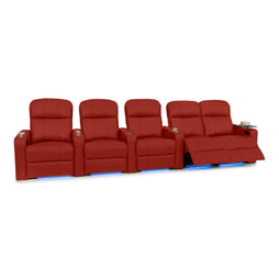 Venetian Italian Leather Home Theater Seating