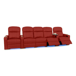Venetian Italian Leather Home Theater Seating