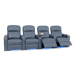 Venetian Italian Leather Home Theater Seating