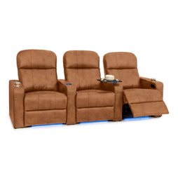 Venetian Italian Leather Home Theater Seating