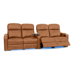 Venetian Italian Leather Home Theater Seating