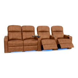 Venetian Italian Leather Home Theater Seating