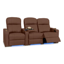 Venetian Italian Leather Home Theater Seating