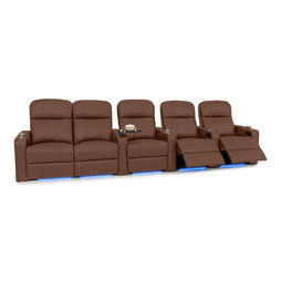 Venetian Italian Leather Home Theater Seating