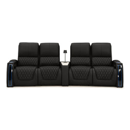 Apex CoolZeroᵀᴹ Wedge Console Italian Leather Home Theater Seats