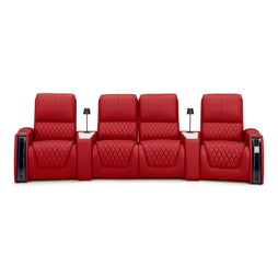 Apex CoolZeroᵀᴹ Wedge Console Italian Leather Home Theater Seats