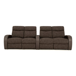 Rialto Italian Leather & Fabric Home Theater Seating