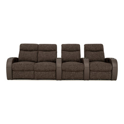 Rialto Italian Leather & Fabric Home Theater Seating