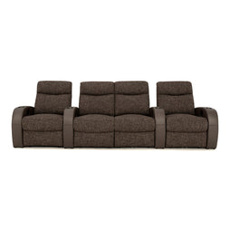 Rialto Italian Leather & Fabric Home Theater Seating