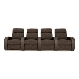 Rialto Italian Leather & Fabric Home Theater Seating