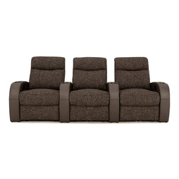 Rialto Italian Leather & Fabric Home Theater Seating