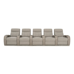Rialto Italian Leather & Fabric Home Theater Seating