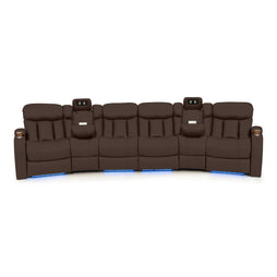 Seatcraft Niagara Italian Leather Sofa, Manual Recline