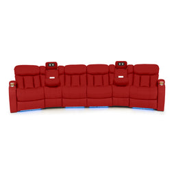Seatcraft Niagara Italian Leather Sofa, Manual Recline