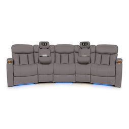Seatcraft Niagara Italian Leather Sofa, Power Recline