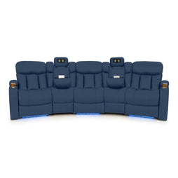 Seatcraft Niagara Italian Leather Sofa, Power Recline