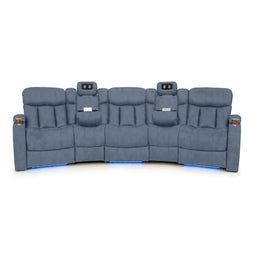 Seatcraft Niagara Italian Leather Sofa, Power Recline