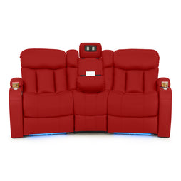 Seatcraft Niagara Italian Leather Sofa, Manual Recline