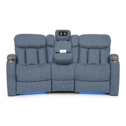 Seatcraft Niagara Italian Leather Sofa, Power Recline