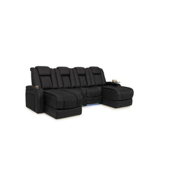 Diamante Chaise CoolZeroᵀᴹ Italian Leather Home Theater Seating
