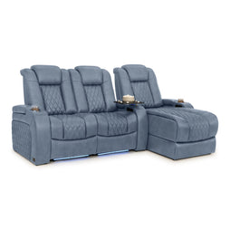 Diamante Chaise CoolZeroᵀᴹ Italian Leather Home Theater Seating