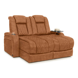 Diamante Chaise CoolZeroᵀᴹ Italian Leather Home Theater Seating
