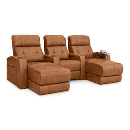 Kodiak Chaise CoolZeroᵀᴹ Italian Leather Home Theater Seating