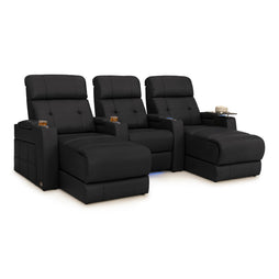 Kodiak Chaise CoolZeroᵀᴹ Italian Leather Home Theater Seating