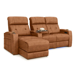 Kodiak Chaise CoolZeroᵀᴹ Italian Leather Home Theater Seating