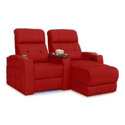 Kodiak Chaise CoolZeroᵀᴹ Italian Leather Home Theater Seating