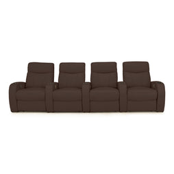 Rialto Italian Leather Home Theater Seating