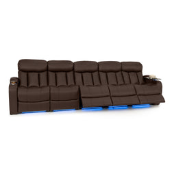 Grenada Italian Leather Home Theater Seating
