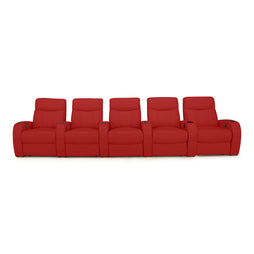 Rialto Italian Leather Home Theater Seating