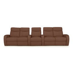 Rialto Italian Leather Home Theater Seating