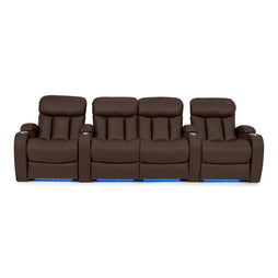 Grenada Italian Leather Home Theater Seating