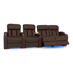 Grenada Italian Leather Home Theater Seating