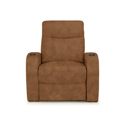 Rialto Italian Leather Home Theater Seating Single Recliner