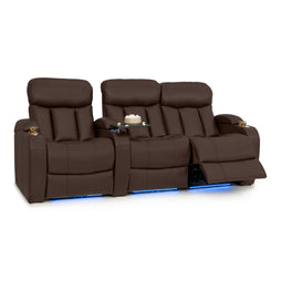 Grenada Italian Leather Home Theater Seating