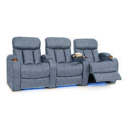 Grenada Italian Leather Home Theater Seating
