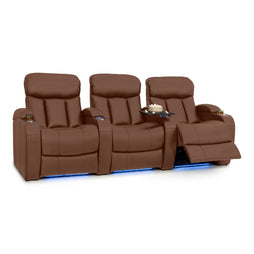Grenada Italian Leather Home Theater Seating