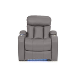 Grenada Italian Leather Home Theater Seating Single Recliner