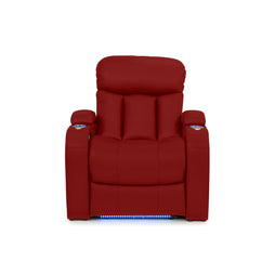 Grenada Italian Leather Home Theater Seating Single Recliner